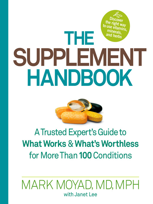 Title details for The Supplement Handbook by Mark Moyad - Wait list